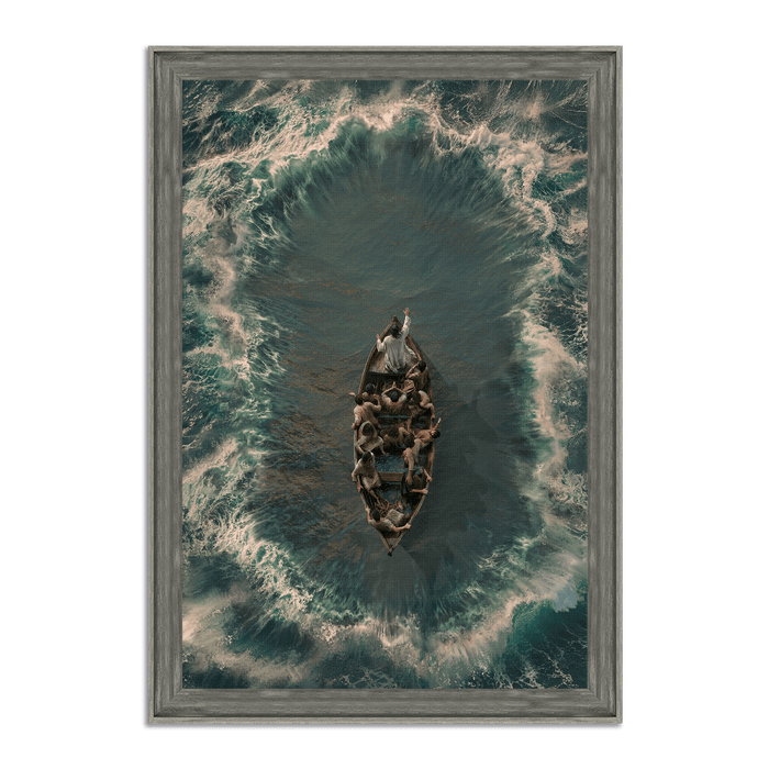Framed Canvas / 12X8 / Driftwood Gray