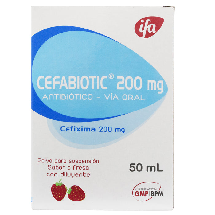 Cefabiotic 200Mg 5Ml Susp X 50Ml Cefixima