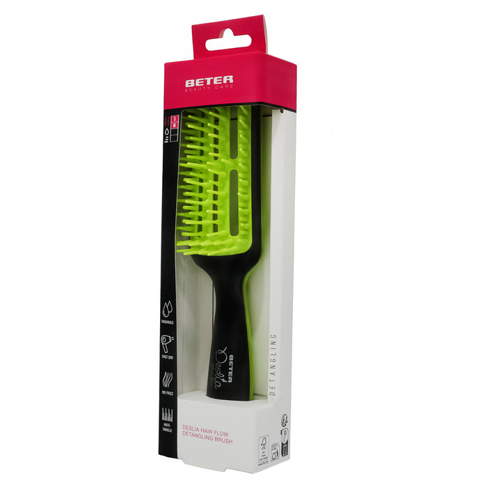 Cepillo Desenredante Beter Deslía Hair Flow Esqueleto