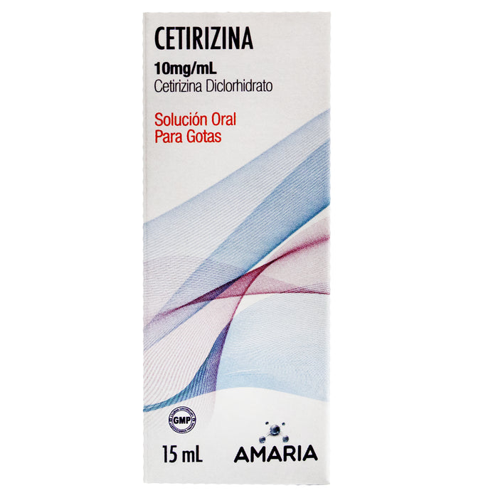 Cetirizina 10Mg/Ml Gotas Amaria X 15Ml