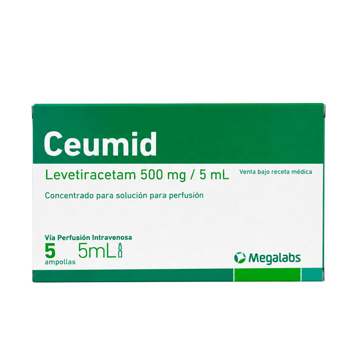Ceumid Levetiracetam 500Mg Iv 5Ml X Ampolla