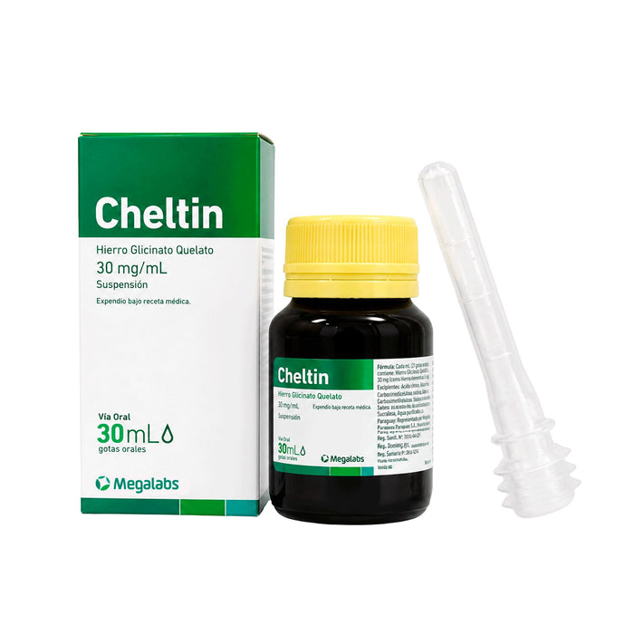 Cheltin 30Mg/Ml Hierro Glicinato Gotas X 30Ml
