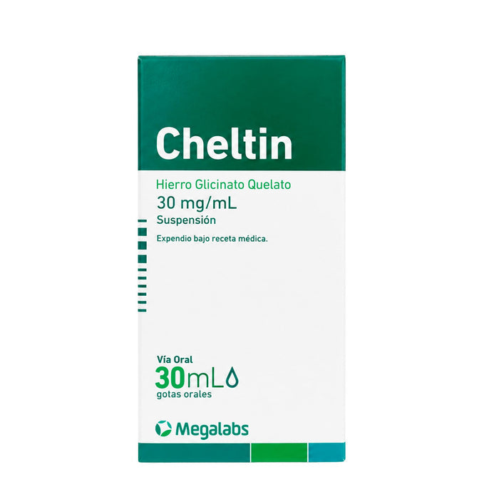 Cheltin 30Mg/Ml Hierro Glicinato Gotas X 30Ml