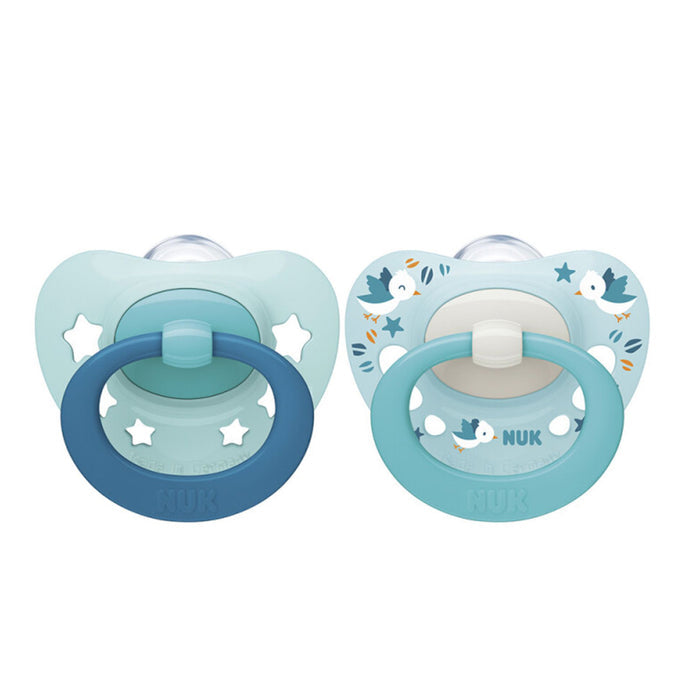 Chupete Signature Nuk Celeste 0-6M X 2 Unidades
