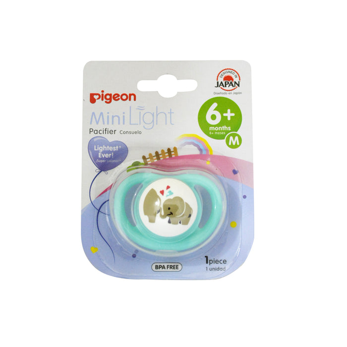 Chupete Silicona Mini Light Pigeon 6M+ Elefante