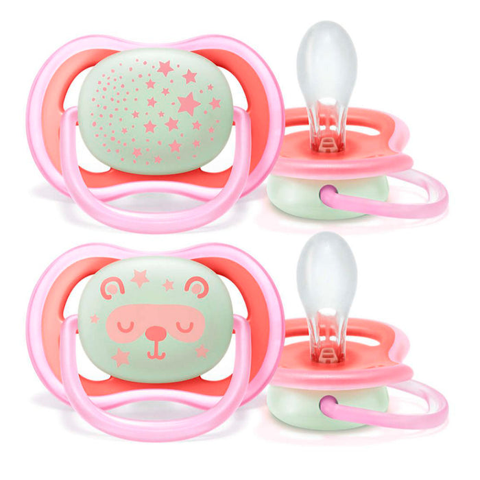 Chupete Ultra Air Avent 6-18 Meses X 2 Unidades