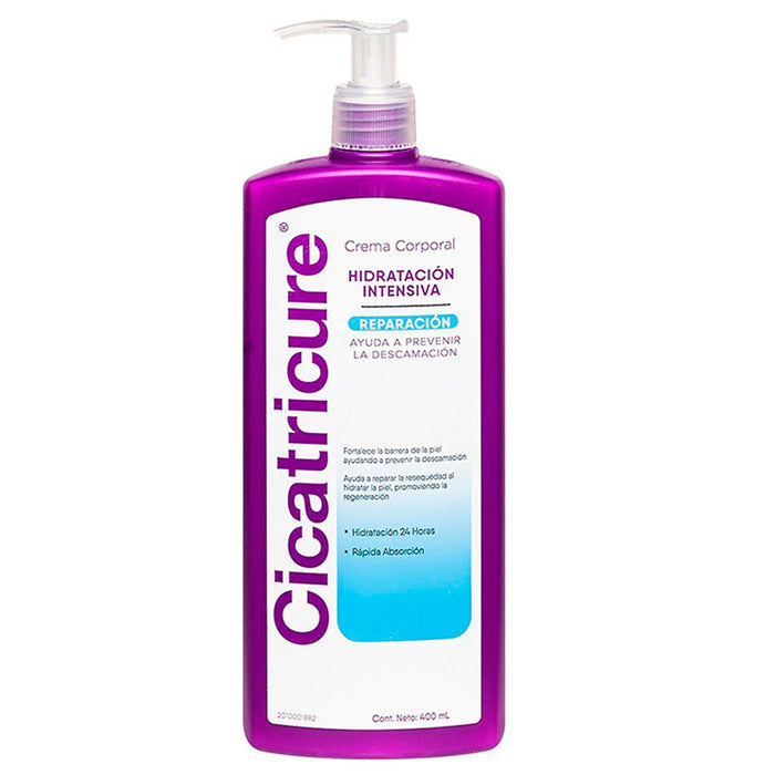 Cicatricure Crema Corporal Hidratante Intensiva Reparación X 400Ml