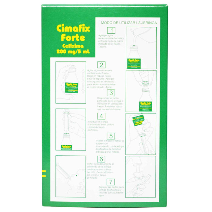 Cimafix Forte 200Mg/5Ml Cefixima Suspensión X 100Ml