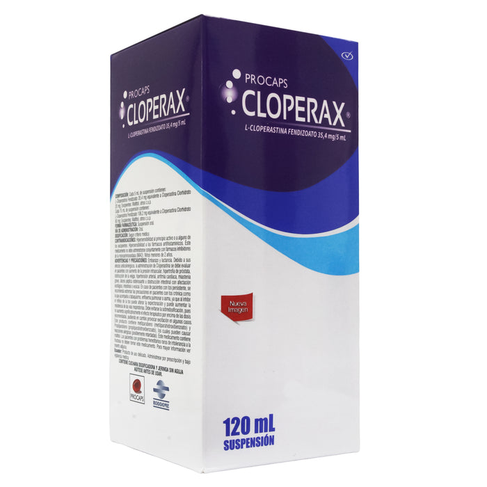 Cloperax 20Mg 5Ml Suspension X 120Ml Cloperastina