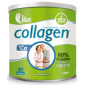 Envase de Colágeno Live Collagen Fort Plus Farmacorp con Calcio de 300g.