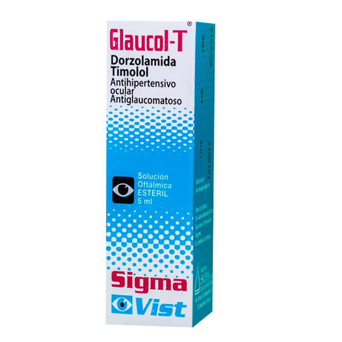 Colirio Glaucol-T Dorzolamida / Timolol X 5Ml