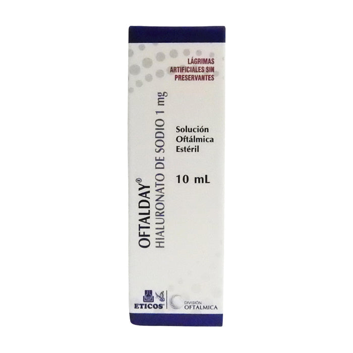 Colirio Oftalday Hialuronato De Sodio 0.1% X 10 Ml