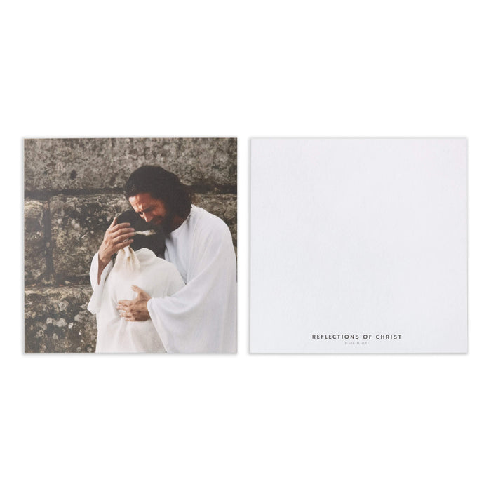 Jesus Christ collector postcard gift box. Modern Christian art photo print in premium packaging by Reflections of Christ.