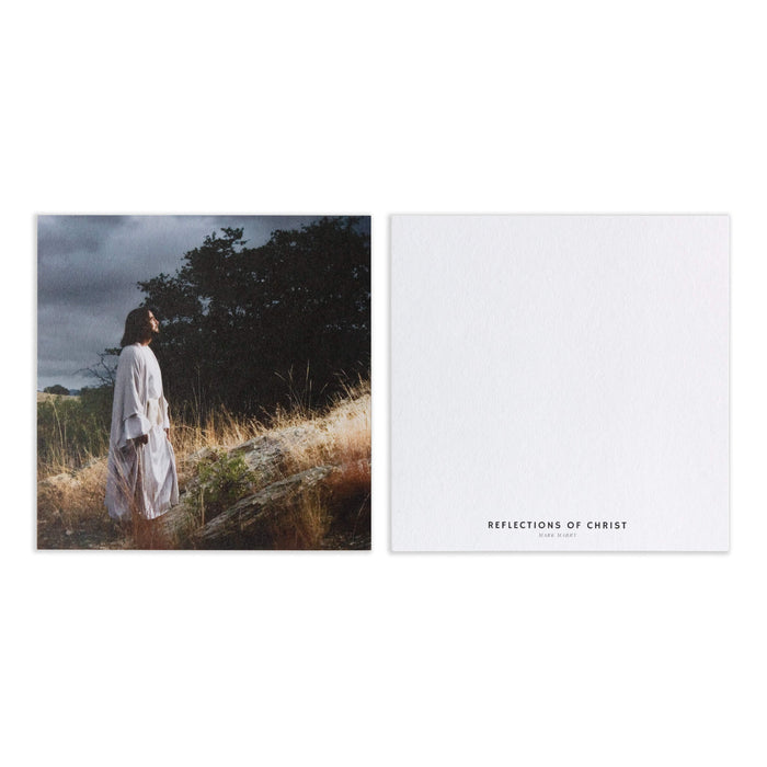 Jesus Christ collector postcard gift box. Modern Christian art photo print in premium packaging by Reflections of Christ.