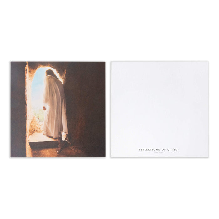 Jesus Christ collector postcard gift box. Modern Christian art photo print in premium packaging by Reflections of Christ.