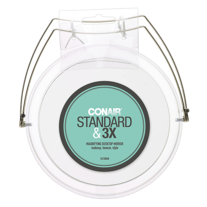 Conair Two-Sided Mirror With Standard And 3X 41804N