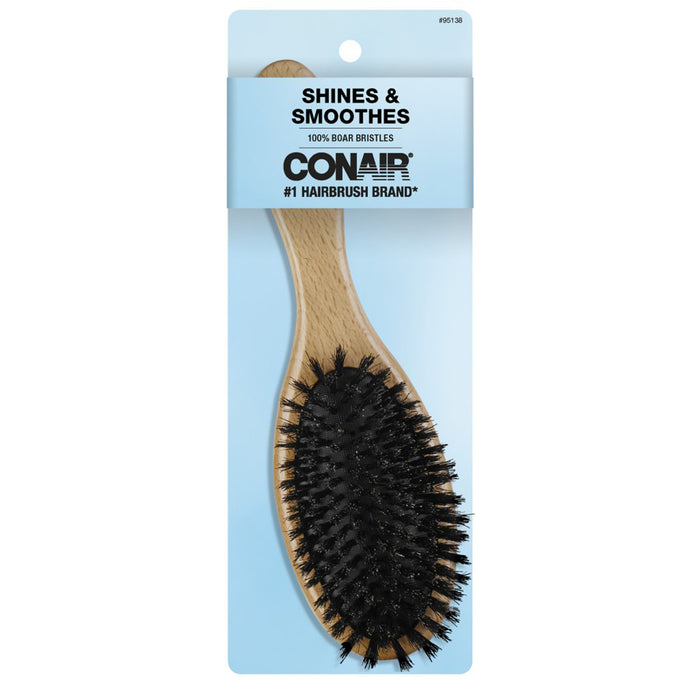Conair Wood Boar Cushion Brush Cepillo