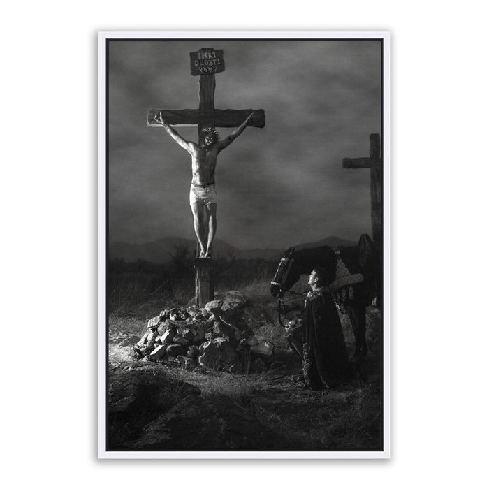 Framed Canvas / 8X10 / Thin White