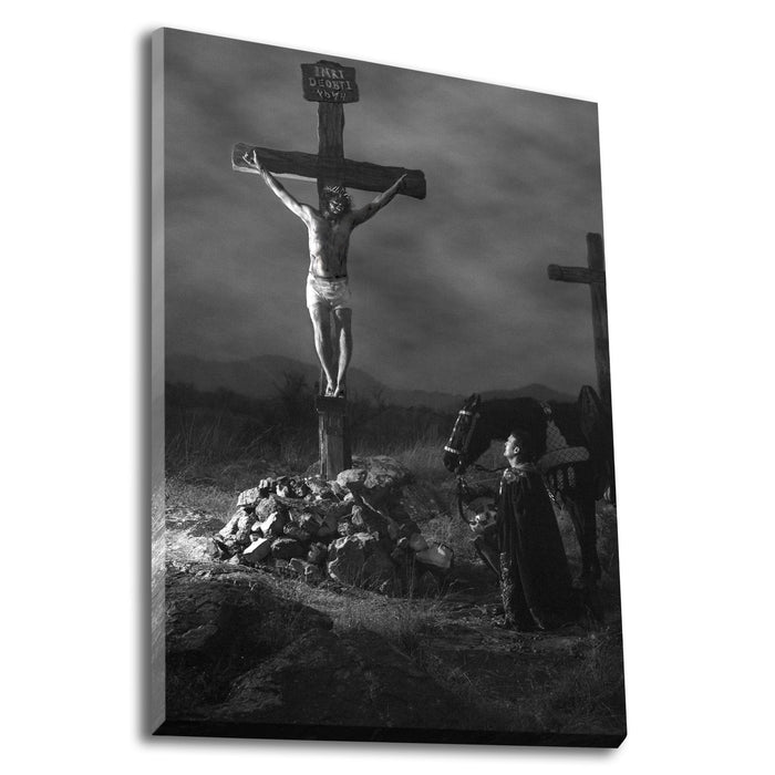Modern Christian wall art. 'Confession' Savior Jesus on canvas print by Reflections of Christ.