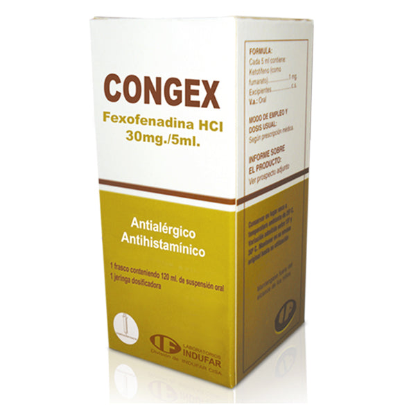 Congex 30Mg 5Ml Susp X 120Ml Fexofenadina