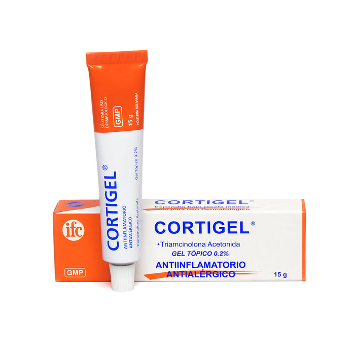 Cortigel Triamcinolona 0.002 Acetonida Gel Tópico X 15G