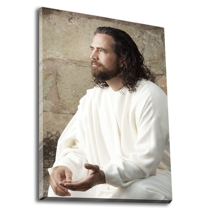 Jesus Christ 'Counselor' portrait. Modern realistic Christian art photo on canvas by Reflections of Christ.