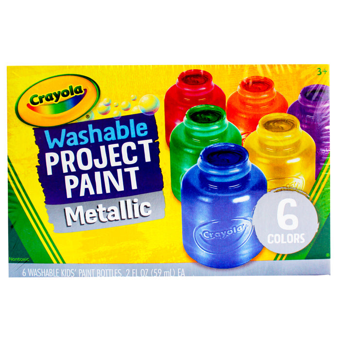 Crayola Pintura Lavable Metal X 6 Colors
