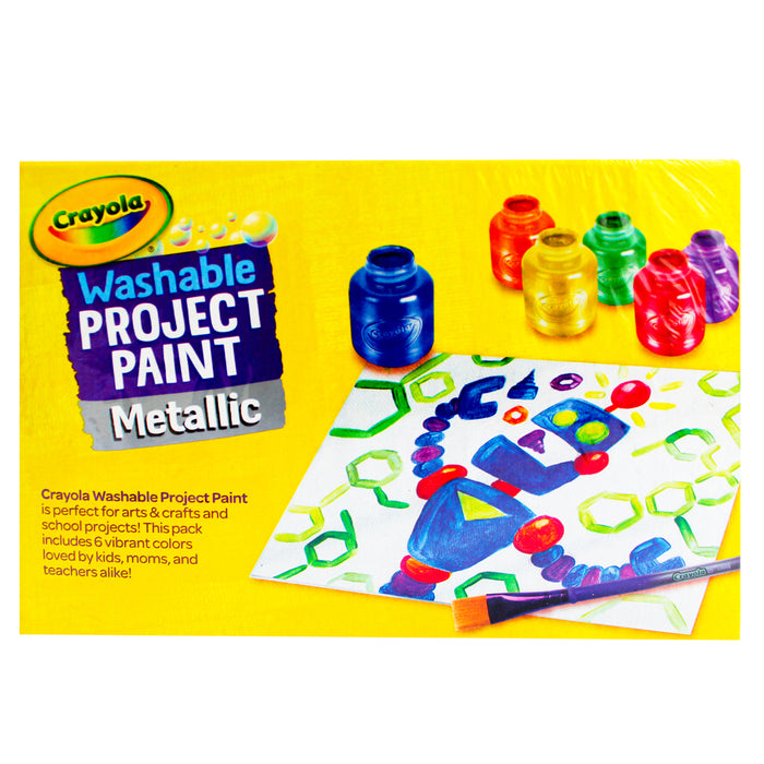 Crayola Pintura Lavable Metal X 6 Colors