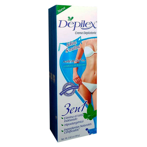 Crema Depiladora Depilex Bikini Y Axilas X 100G