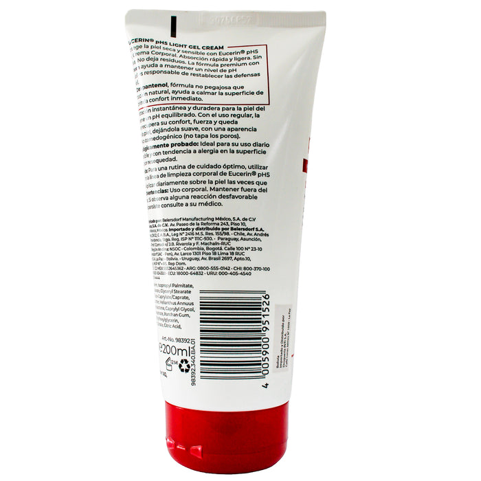 Crema Eucerin Ph5 Light Gel X 200Ml