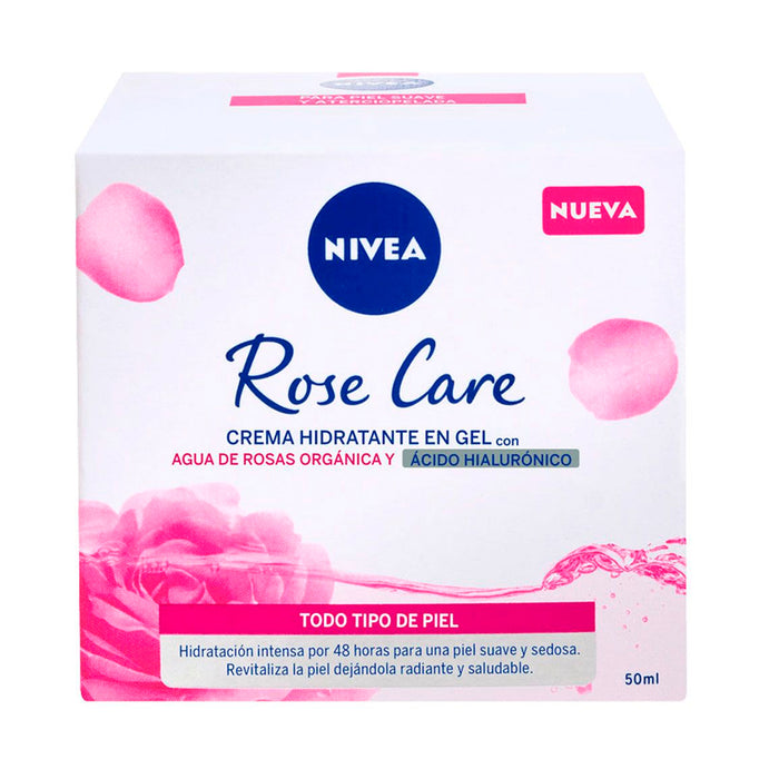 Crema Hidratante Nivea Cuidado De Rosas X 50Ml