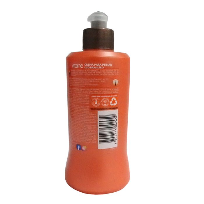 Crema Para Peinar Recamier Vitane Liso Brasileño X 400Ml