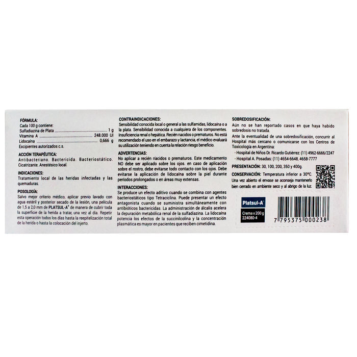Crema Platsul-A X 200 Gr