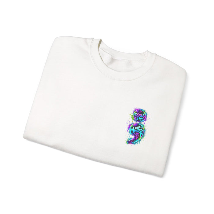 Crewneck Sweatshirt — "Your Story Isn’t Over Yet" Semicolon Mental Health Awareness