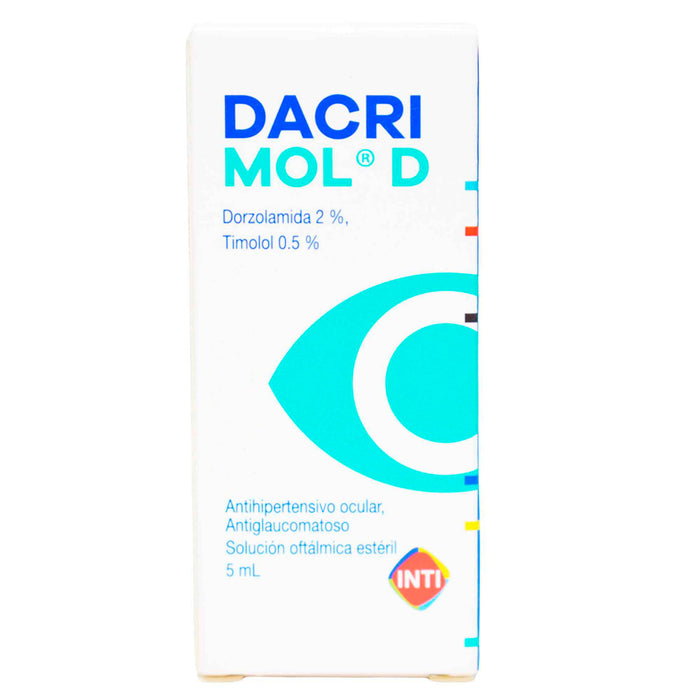 Dacrimol De Colirio Dorzolamida Timolol X 5Ml