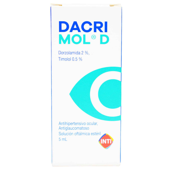 Dacrimol De Colirio Dorzolamida Timolol X 5Ml