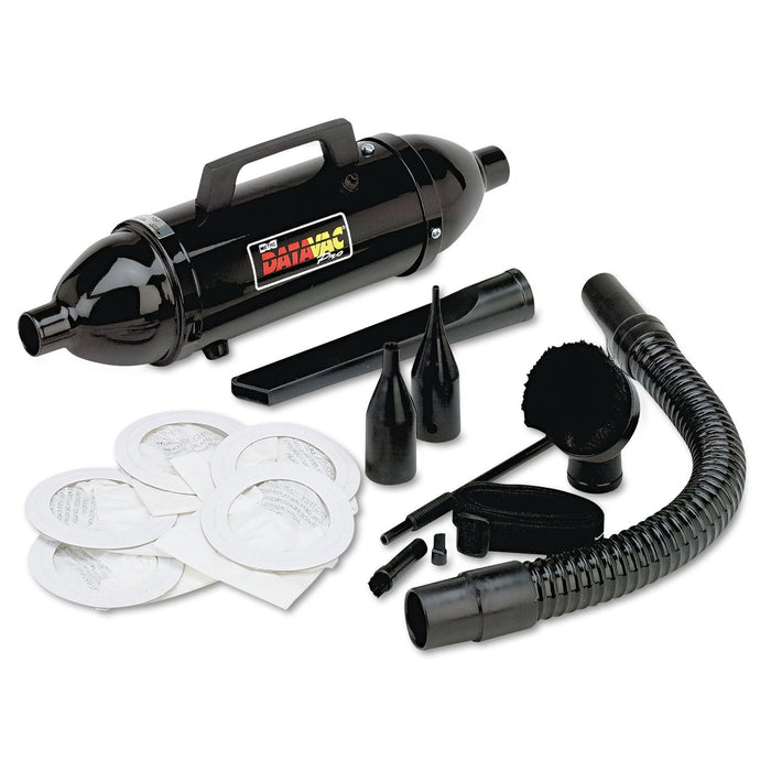 DataVac Handheld Steel Vacuum/Blower, 0.5 hp, Black