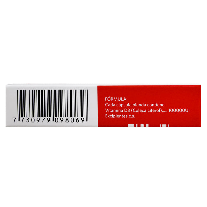Deblax Vitamina D3 100000Ui X Caja/ 1 Capsula Blanda