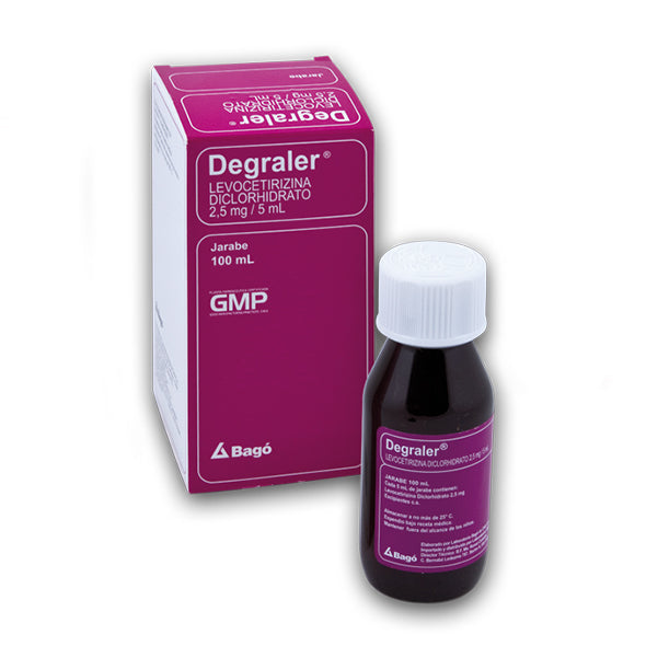 Degraler 2.5Mg 5Ml Evocetirizina Jarabe X 100Ml