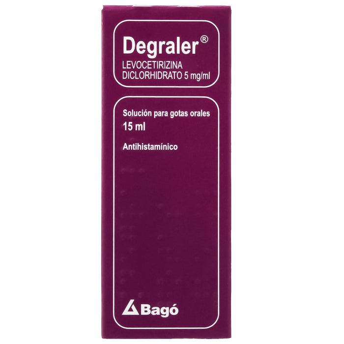 Degraler 5Mg Gotas X 15Ml Levocetirizina