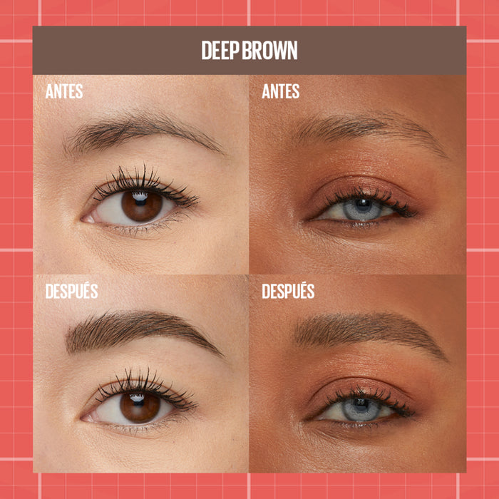 Delineador Maybelline Tatto Build A Brow 2 En 1 Tono 260 Deep Brow