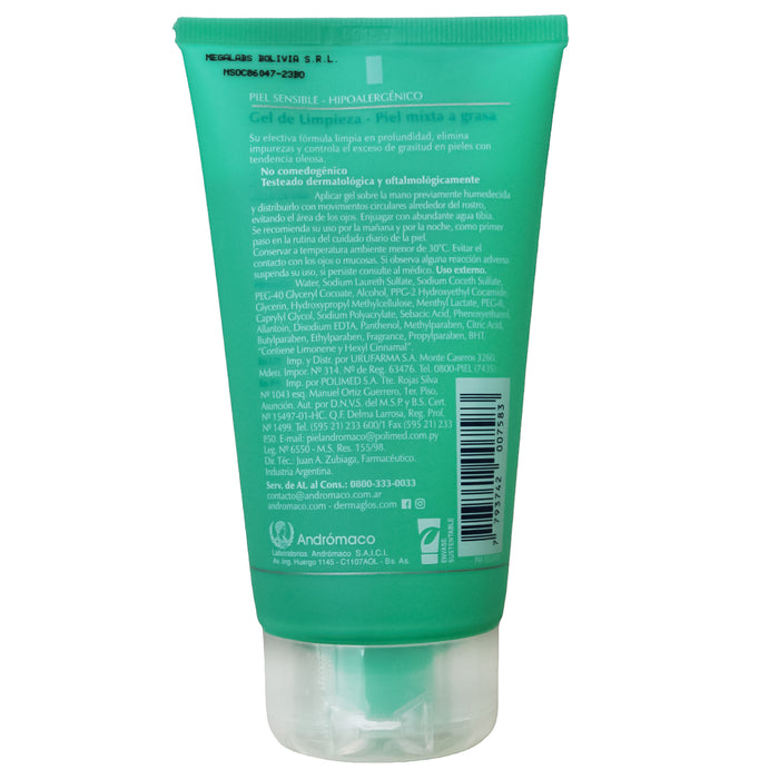 Dermaglos Facial Gel De Limpieza Mixta A Grasa X 150G
