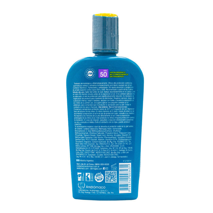 Dermaglos Solar Fps 50 Protección Alta X 250Ml