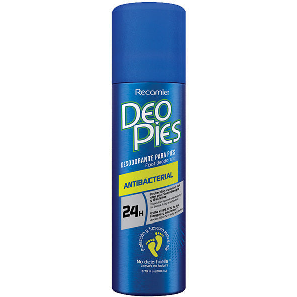 Lata de desodorante de pies Recamier Deo Pies Antibacterial.