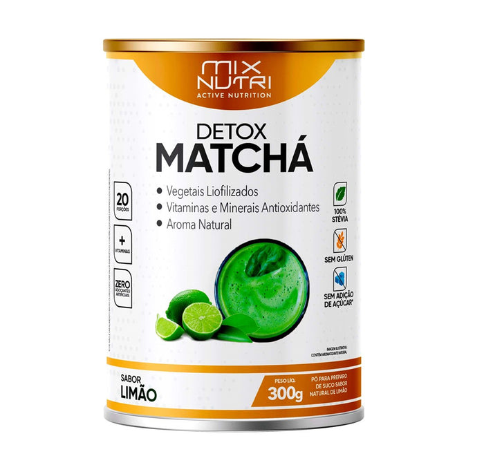 Detox Matcha Sabor Limon Lata X 300G