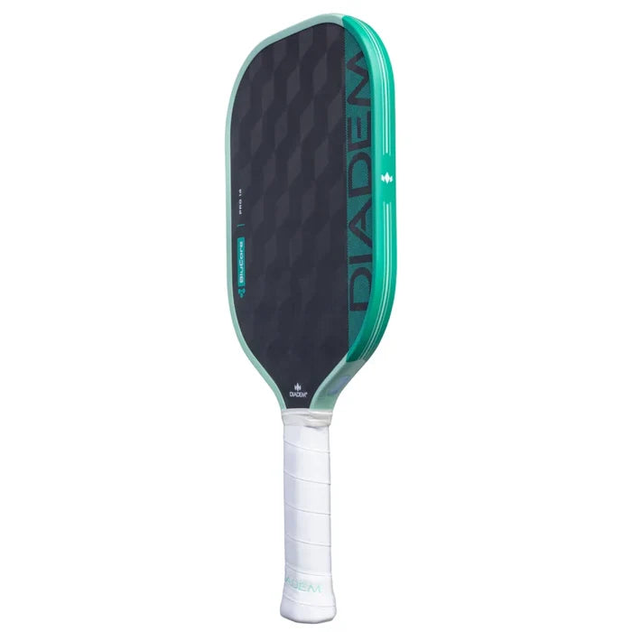 Diadem Edge BluCore Pro Seafoam Pickleball Paddle & Udrippin 3pack Overgrips