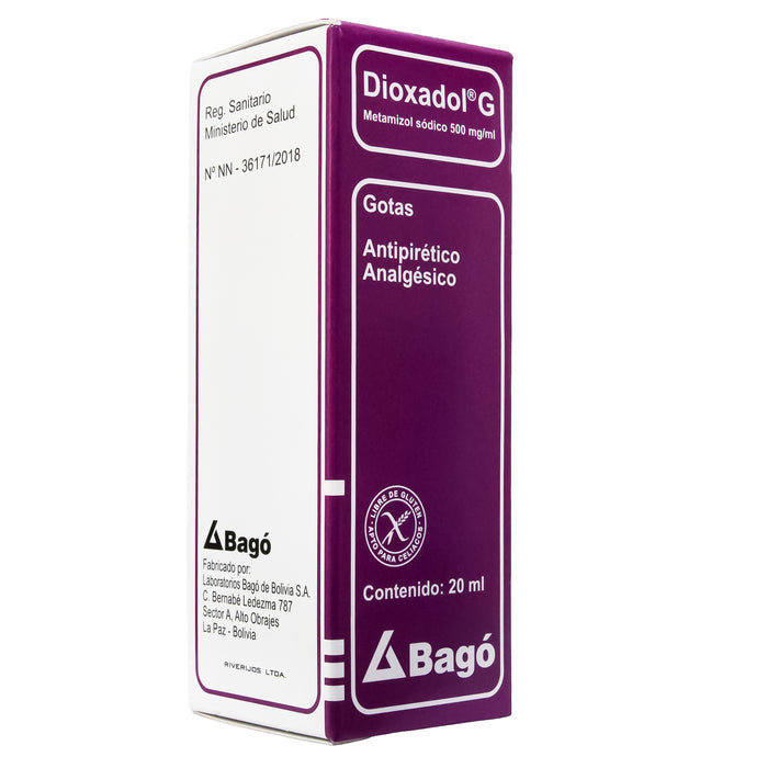 Dioxadol G 500Mg Dipirona X 20Ml