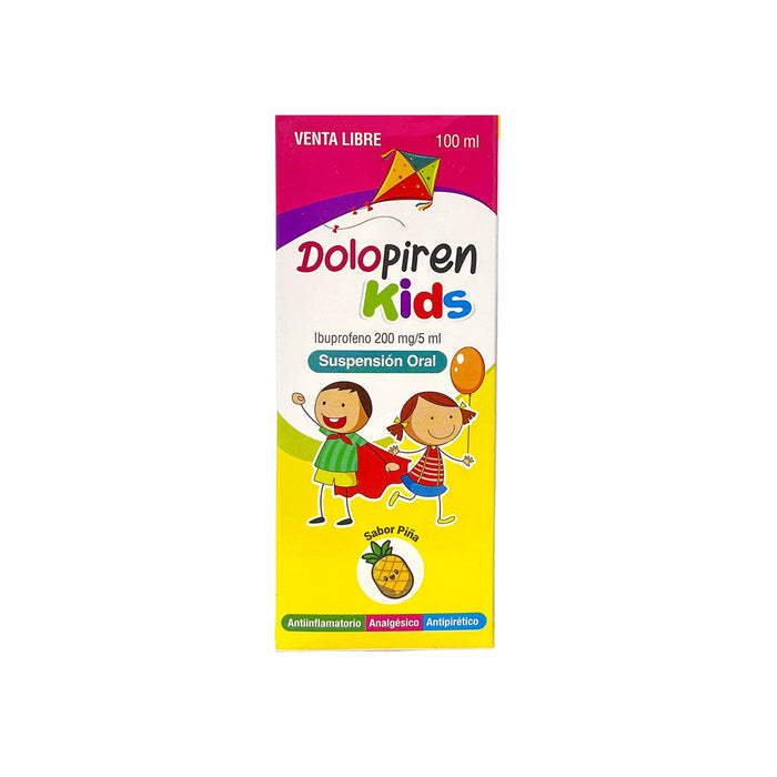 Dolopiren Kids Ibuprofeno 200Mg Suspensión X 100Ml