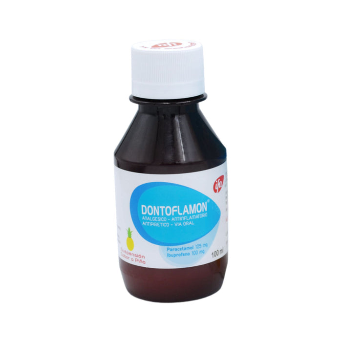 Dontoflamon Ibuprofeno / Paracetamol Sabor A Piña Suspensión X 100Ml