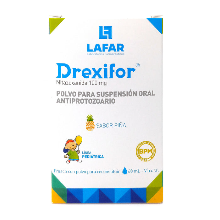 Drexifor 100Mg 5Ml Susp X 60Ml Nitazoxanida